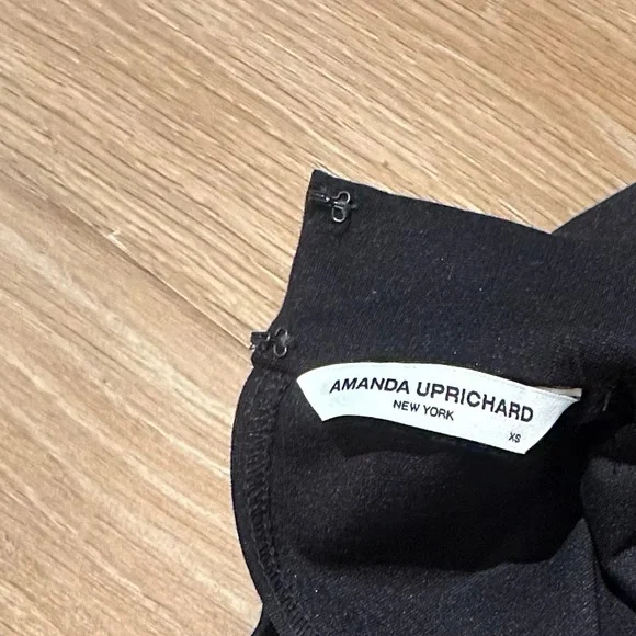 Amanda Uprichard Davina Black Ruffle Sleeve Jumpsuit XS - Picture 8 of 13